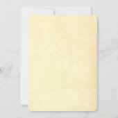 Halloween Flying Witch Party Kaart (Achterkant)