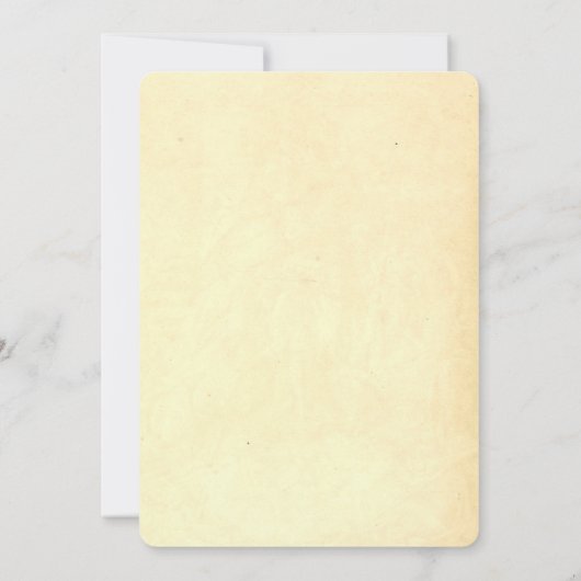 Halloween Flying Witch Party Kaart (Achterkant)