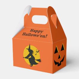 Halloween Flying Witch Pumpkin Favoriete Box Bedankdoosjes