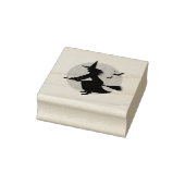 Halloween Flying Witch Rubber Stamp Rubberstempel (Stempel)