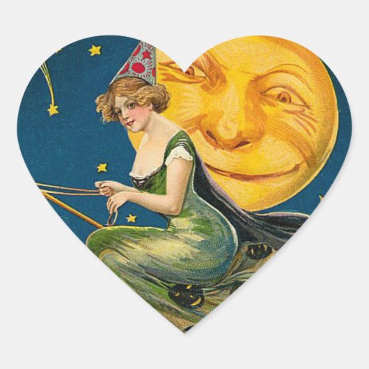  Halloween Flying Witch Stickers (Voorkant)