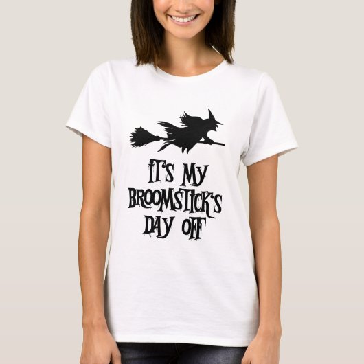 Halloween Flying Witch T-shirt (Voorkant)