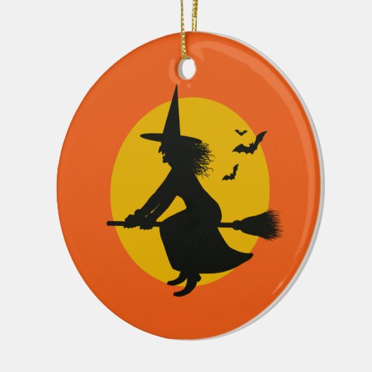 Halloween Flying Witch Tree Ornament (Links)