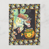 HALLOWEEN FLYSESKANDY CORN FEESTDAGENKAART (Voorkant)