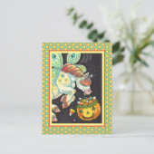 HALLOWEEN FLYSESKANDY CORN FEESTDAGENKAART (Staand voorkant)