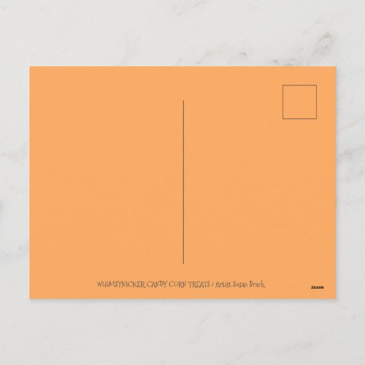 HALLOWEEN FLYSESKANDY CORN FEESTDAGENKAART (Achterkant)