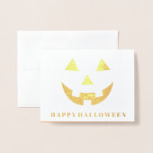 Halloween Folie Kaart (Voorkant met envelop)