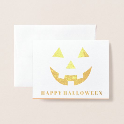 Halloween Folie Kaart (Voorkant met envelop)