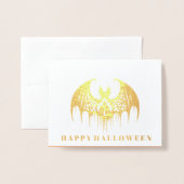 Halloween Folie Kaart (Voorkant met envelop)