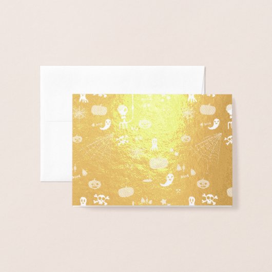 Halloween Folie Kaarten (Voorkant met envelop)