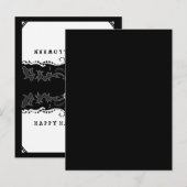 Halloween Food Drink BLANK Tent Kaart - SCHRIJVEN  (Voorkant / Achterkant)