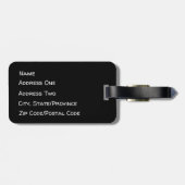 Halloween Forest Bagagelabel (Achterkant horizontaal)