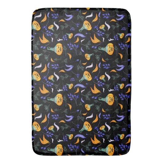 Halloween Forest Bath Mat (Voorkant Verticaal)