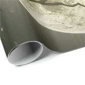 Halloween Forest, Bats, Landscape Cadeaupapier (Rol Hoek)