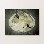 Halloween Forest, Bats, Landscape Legpuzzel (Horizontaal)