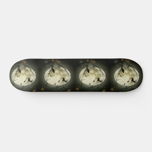 Halloween Forest, Bats, Landscape Persoonlijk Skateboard (Horizontaal)
