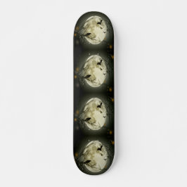 Halloween Forest, Bats, Landscape Persoonlijk Skateboard