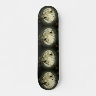 Halloween Forest, Bats, Landscape Persoonlijk Skateboard