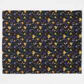 Halloween Forest Fleece Blanket Deken (Voorkant (Horizontaal))