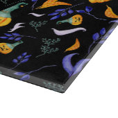 Halloween Forest Glass Cutting Board Snijplank (Hoek)