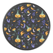 Halloween Forest Hockey Puck (Voorkant)