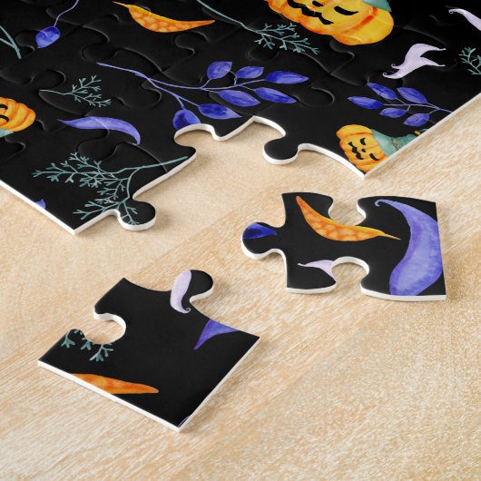 Halloween Forest Jigzaag Puzzle Legpuzzel (Zijkant)