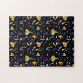 Halloween Forest Jigzaag Puzzle Legpuzzel (Horizontaal)