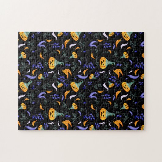 Halloween Forest Jigzaag Puzzle Legpuzzel (Horizontaal)
