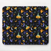 Halloween Forest Mousepad Muismat (Voorkant)