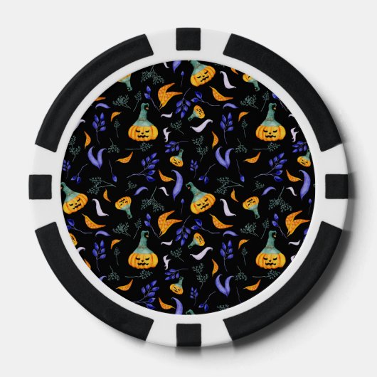 Halloween Forest Poker Chips (Voorkant)