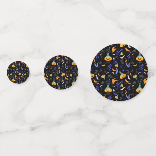 Halloween Forest Table Confetti (Achterkanten)