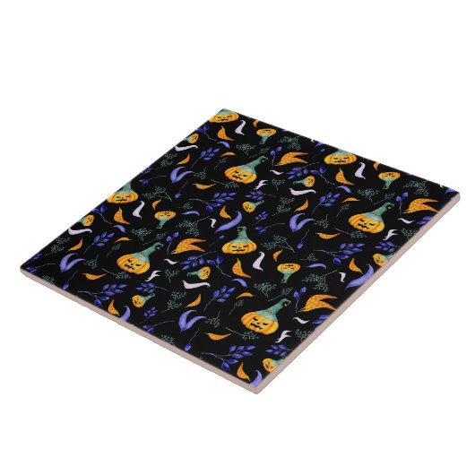 Halloween Forest Tegel Tegeltje (Zijkant)