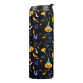 Halloween Forest Thermal Tumbler Thermosbeker (Gedraaid links)