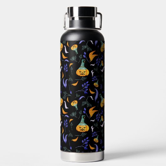 Halloween Forest Water Bottle Waterfles (Achterkant)