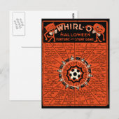  Halloween Fortune and Stunt Game Briefkaart (Voorkant / Achterkant)
