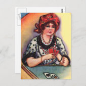 Halloween Fortune Teller Briefkaart (Voorkant / Achterkant)