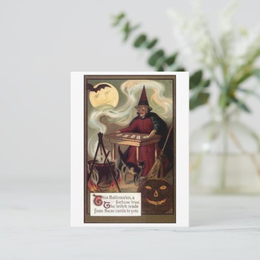  Halloween Fortune Teller Briefkaart (Staand voorkant)