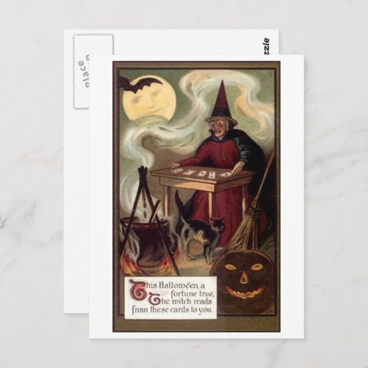 Halloween Fortune Teller Briefkaart (Voorkant / Achterkant)