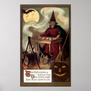 Halloween Fortune Teller Poster