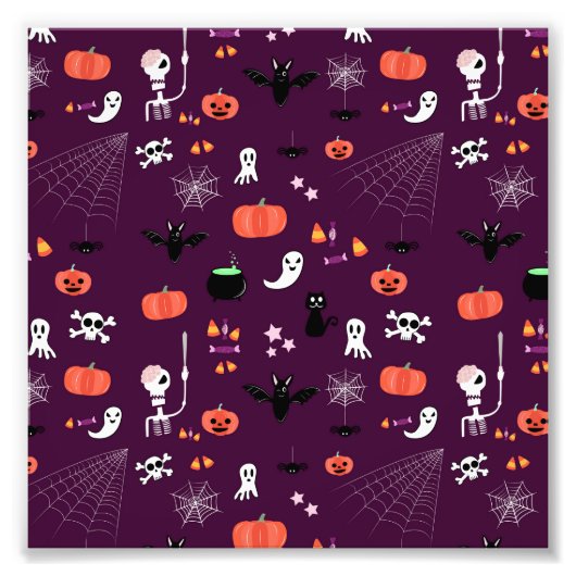 Halloween Foto Afdruk (Voorkant)