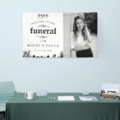 Halloween Foto RIP Twenties 30e Begrafenis Verjaar Spandoek (Beurs)