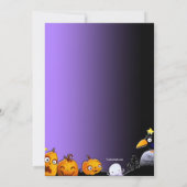 Halloween foto uitnodiging (Achterkant)