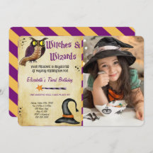 Halloween foto uitnodiging