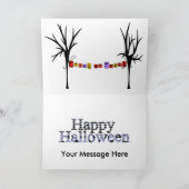 Halloween foto Wenskaart Kaart (Binnen)
