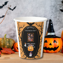 Halloween Fotofeest Papieren Bekers