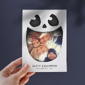 Halloween fotokaart | Skelet Jack O Lantern Kaart