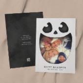 Halloween fotokaart | Skelet Jack O Lantern Kaart