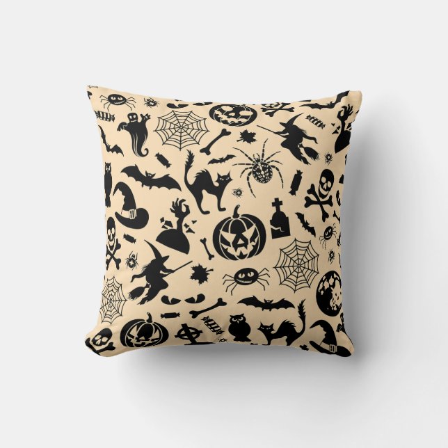 Halloween foutloos patroon kussen (Voorkant)