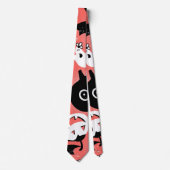 Halloween foutloos patroon stropdas (Voorkant)