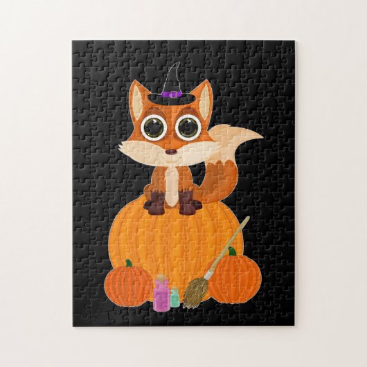 Halloween Fox Legpuzzel (Verticaal)